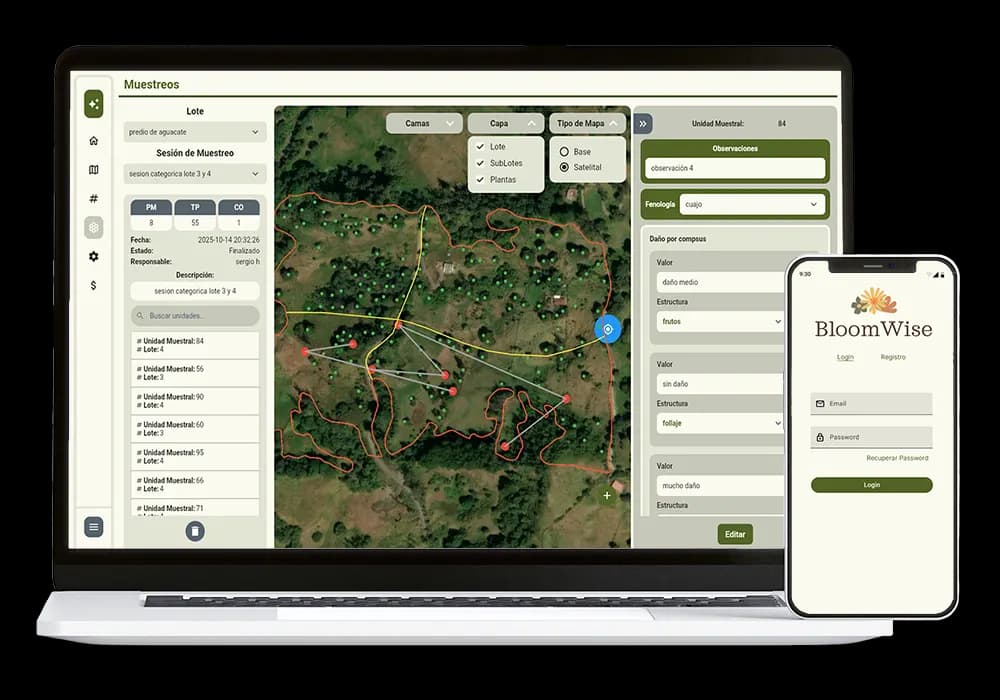 BloomWise App Mockup
